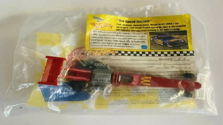 Hot Wheels Toys From Old McDonalds Happy Meal 